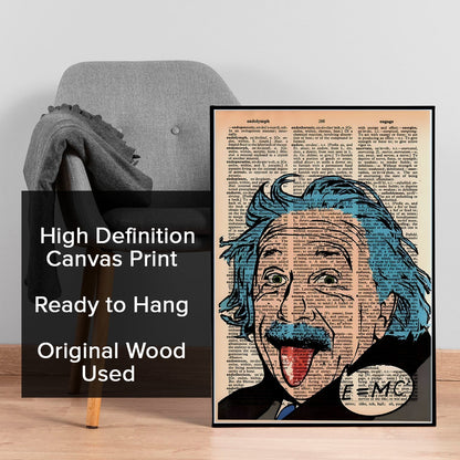 Albert Einstein E=MC²"  canvas wall art painting