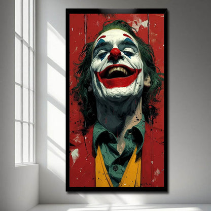 Joker Face Canvas Wall Painting For Home Decor