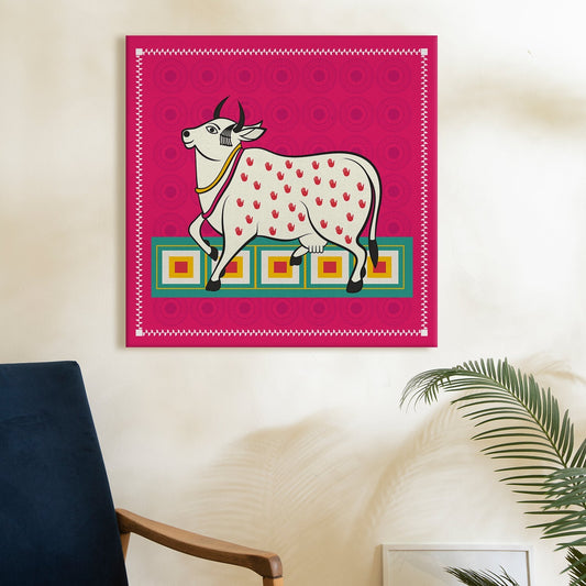 Kalighat Patachitra Canvas Wall Art Painting 