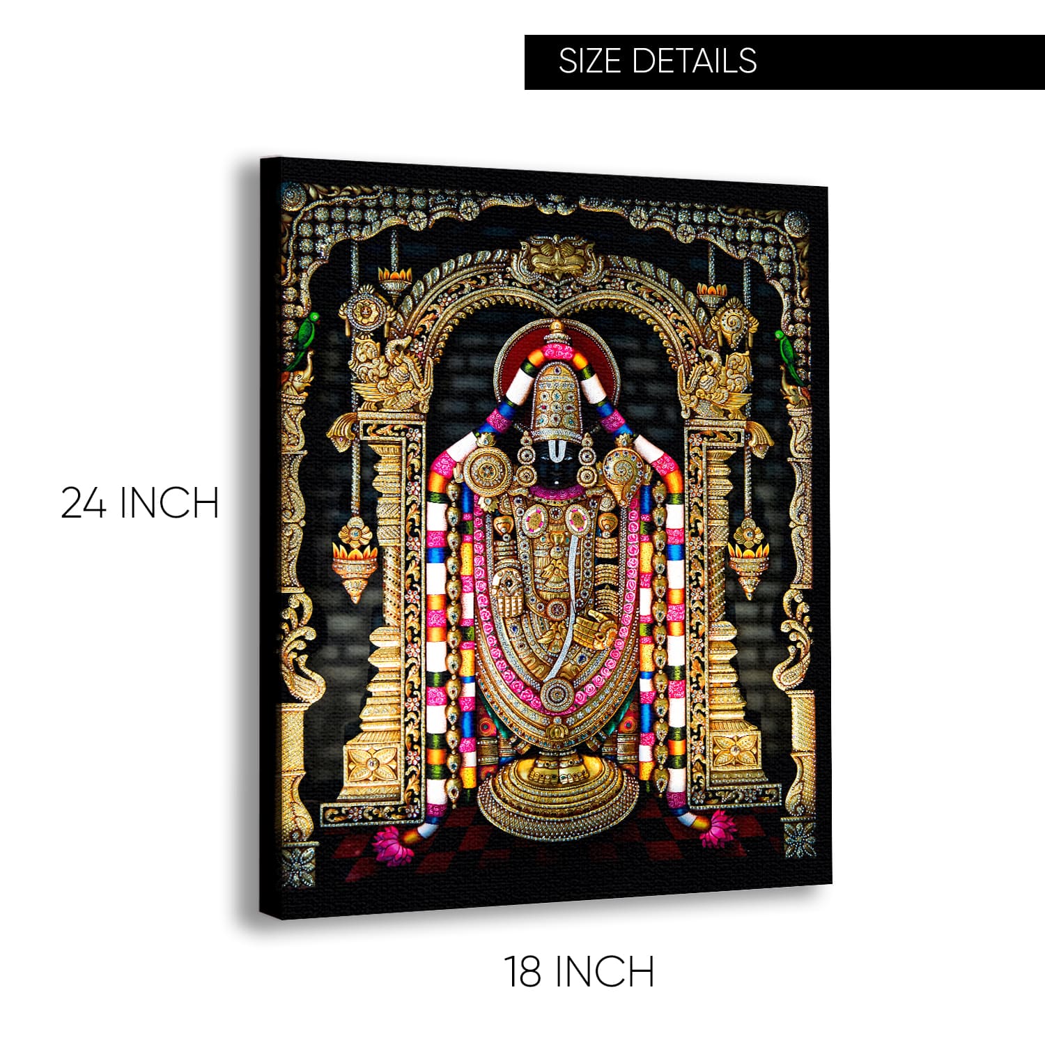 Krishna Avatar Shreenathji Canvas Art Printing
