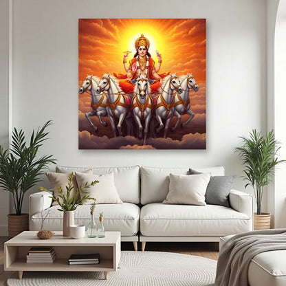 Lakshmi ji Canvas Wall Art For Pooja Room