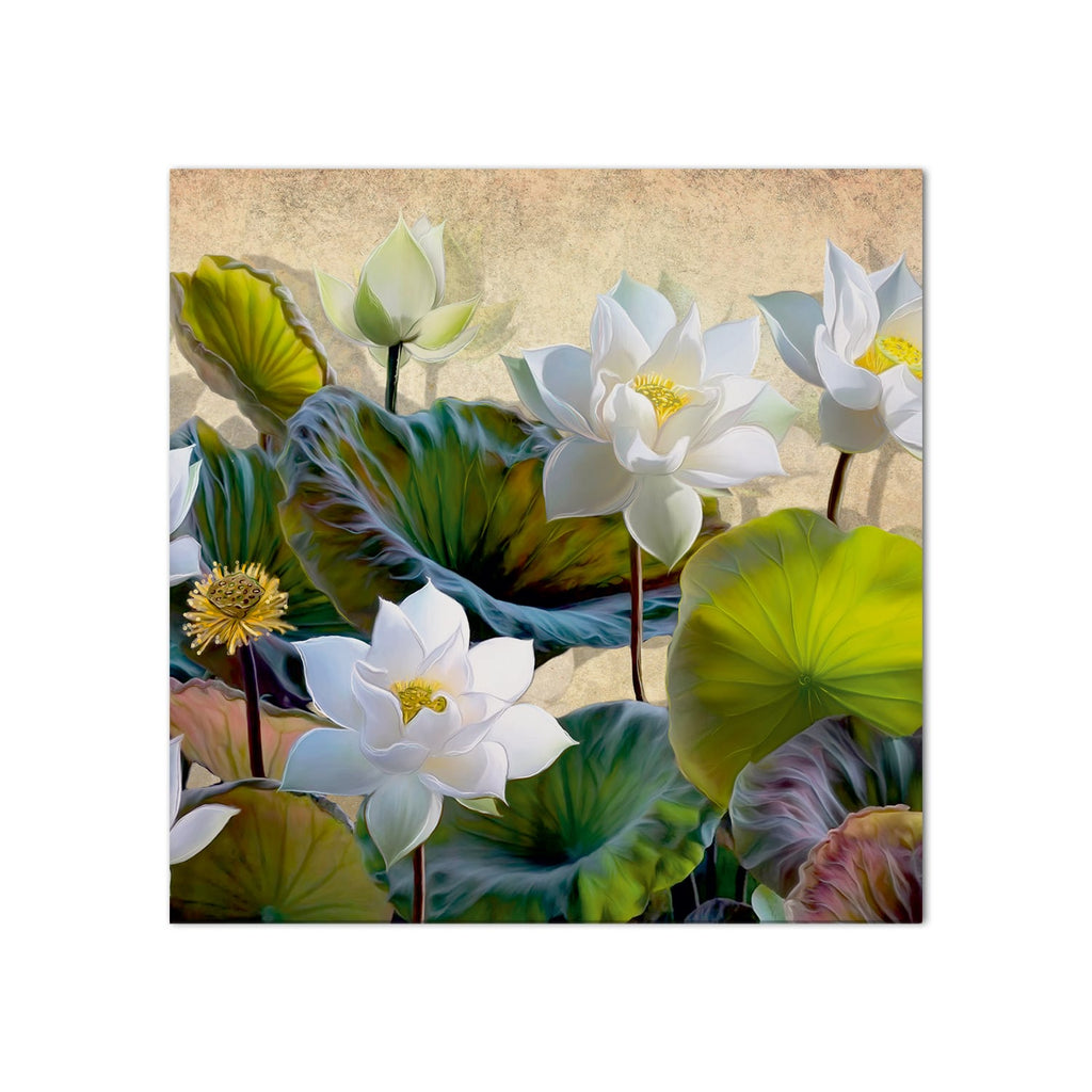 Large Floral Canvas Wall Art