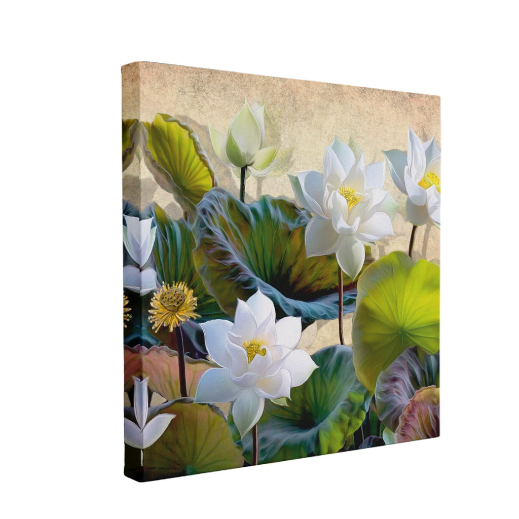 Large Floral Canvas Wall Art