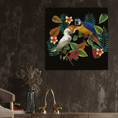 Deer by the River Canvas Wall Art Painting