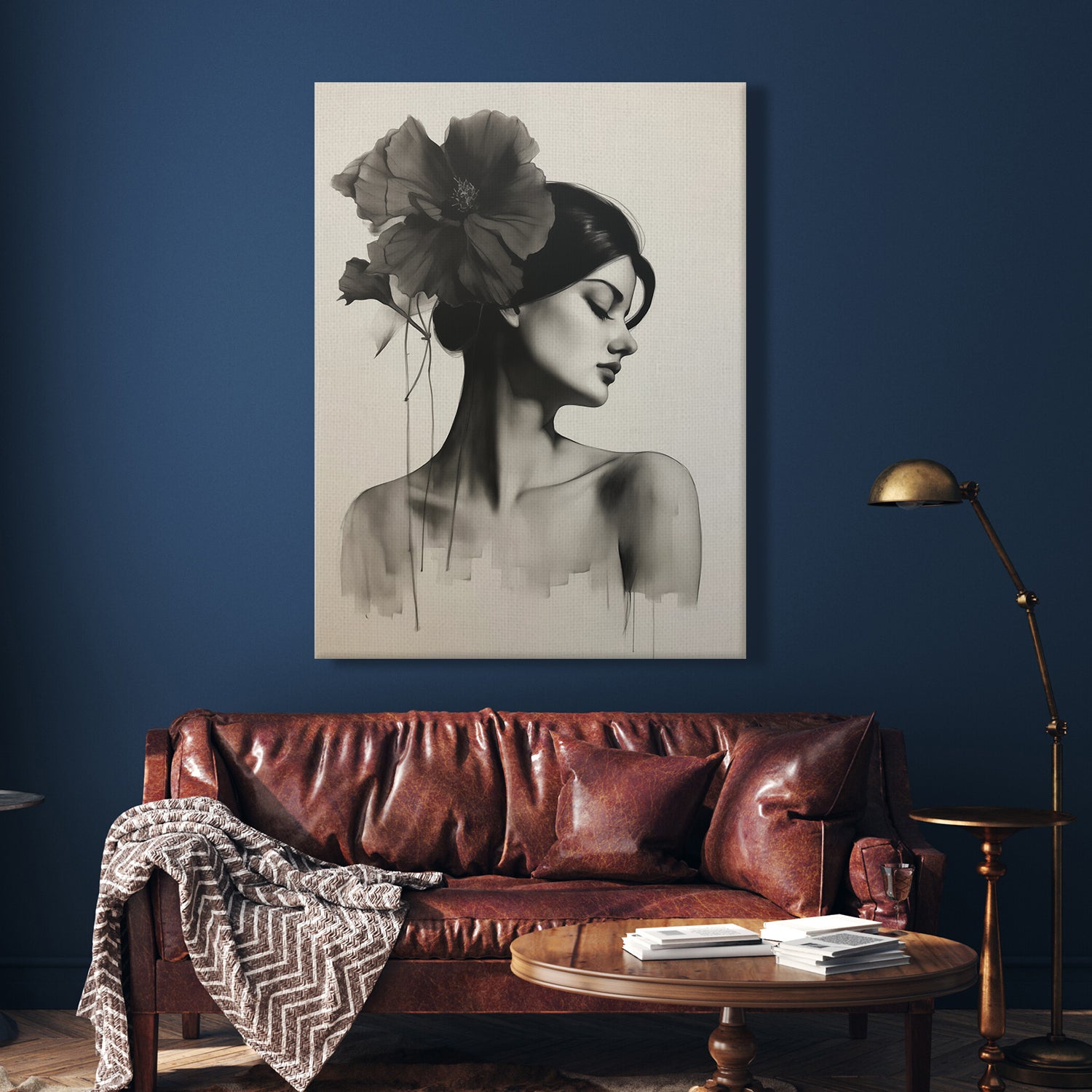 Boho Canvas Wall Art Painting 