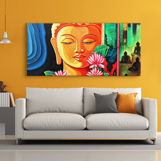 Lord Buddha Canvas Wall Art Painting