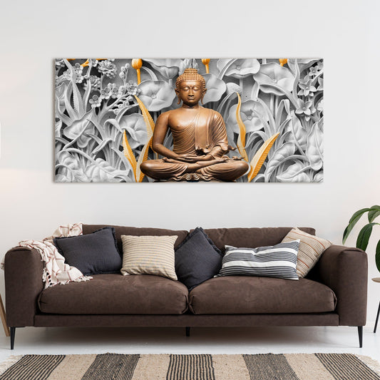 Lord Buddha Canvas Wall Art Painting