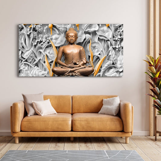 Lord Buddha Canvas Wall Art Painting
