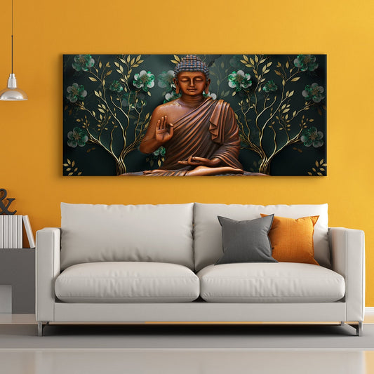Buddha Canvas Wall Art Painting 