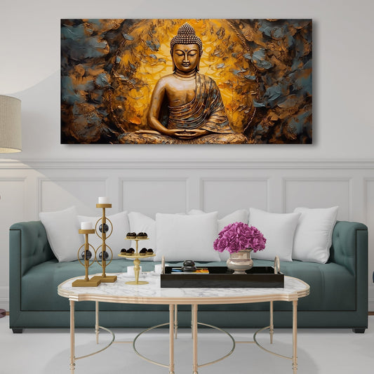 Buddha Canvas Wall Art Painting 
