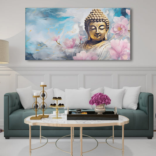 Buddha Canvas Wall Art Painting 