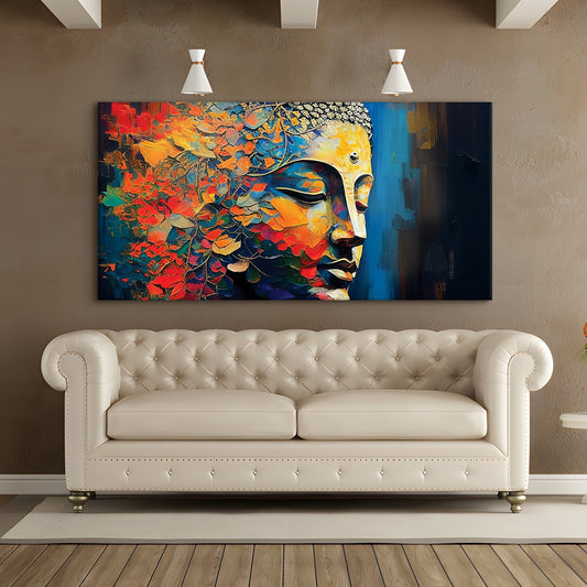 Lord Buddha Canvas Wall Art Painting