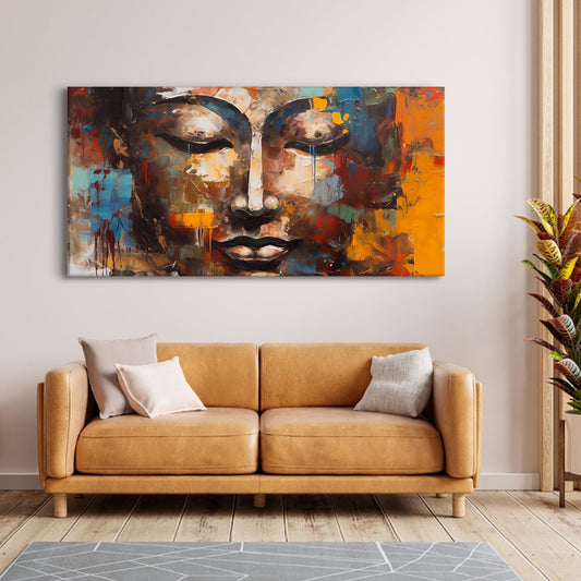 Lord Buddha Canvas Wall Art Painting