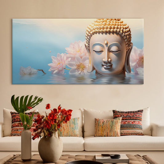 Lord Buddha Canvas Wall Art Painting