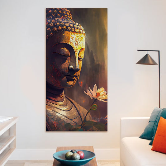 Lord Buddha Canvas Wall Art Painting
