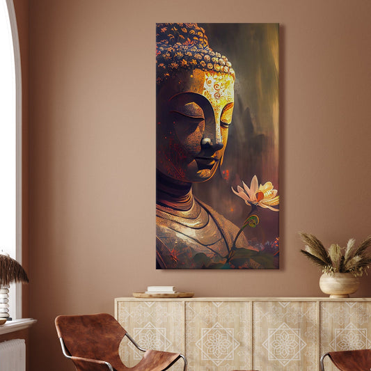 Lord Buddha Canvas Wall Art Painting