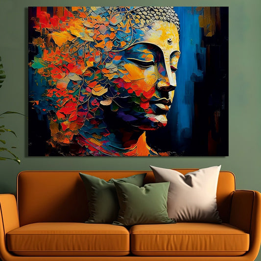 Buddha Wall Art Canvas Framed Paintings