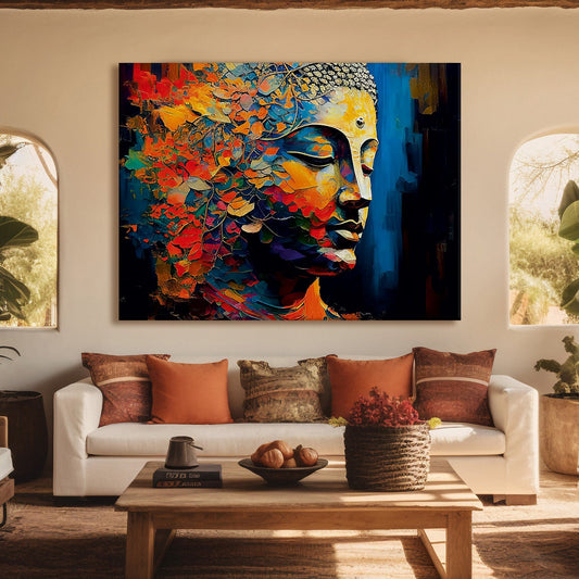 Buddha Wall Art Canvas Framed Paintings