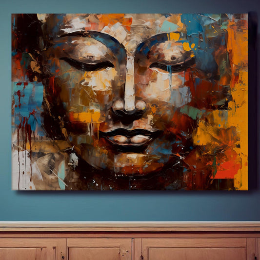 Buddha Canvas Wall Art Painting 