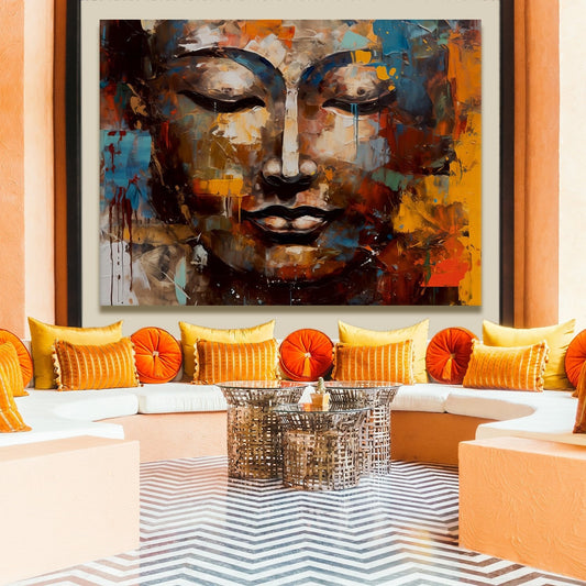 Buddha Canvas Wall Art Painting 