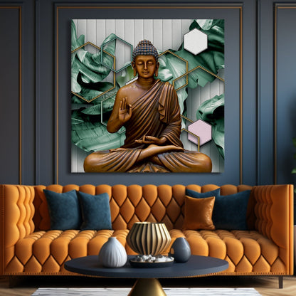 Lord Buddha Canvas Wall Art Painting