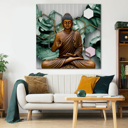 Lord Buddha Canvas Wall Art Painting