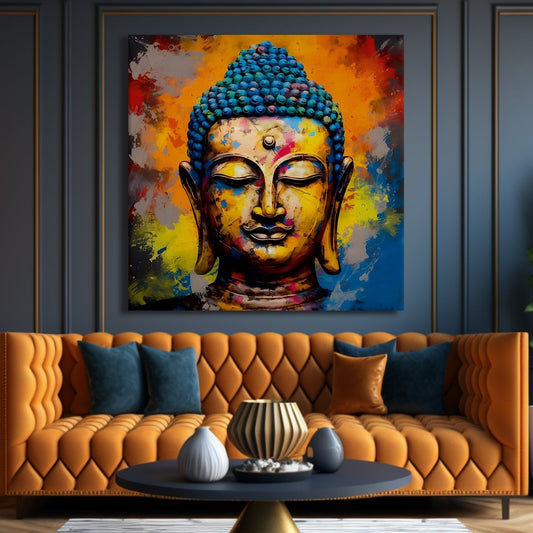 Lord Buddha Canvas Wall Art Painting