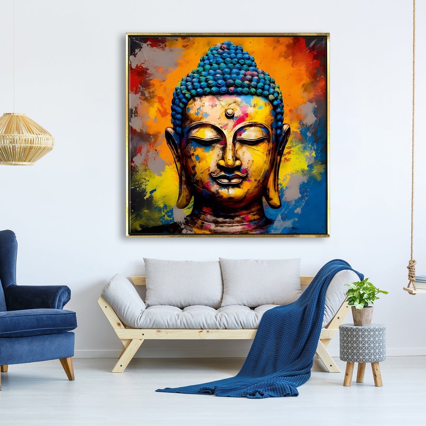Lord Buddha Wall Art Painting