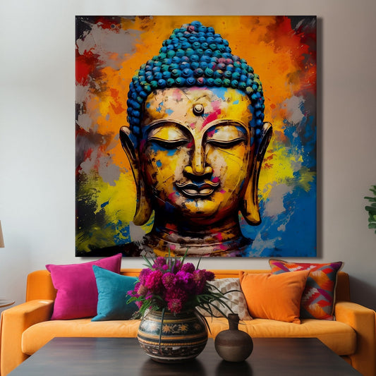 Lord Buddha Canvas Wall Art Painting