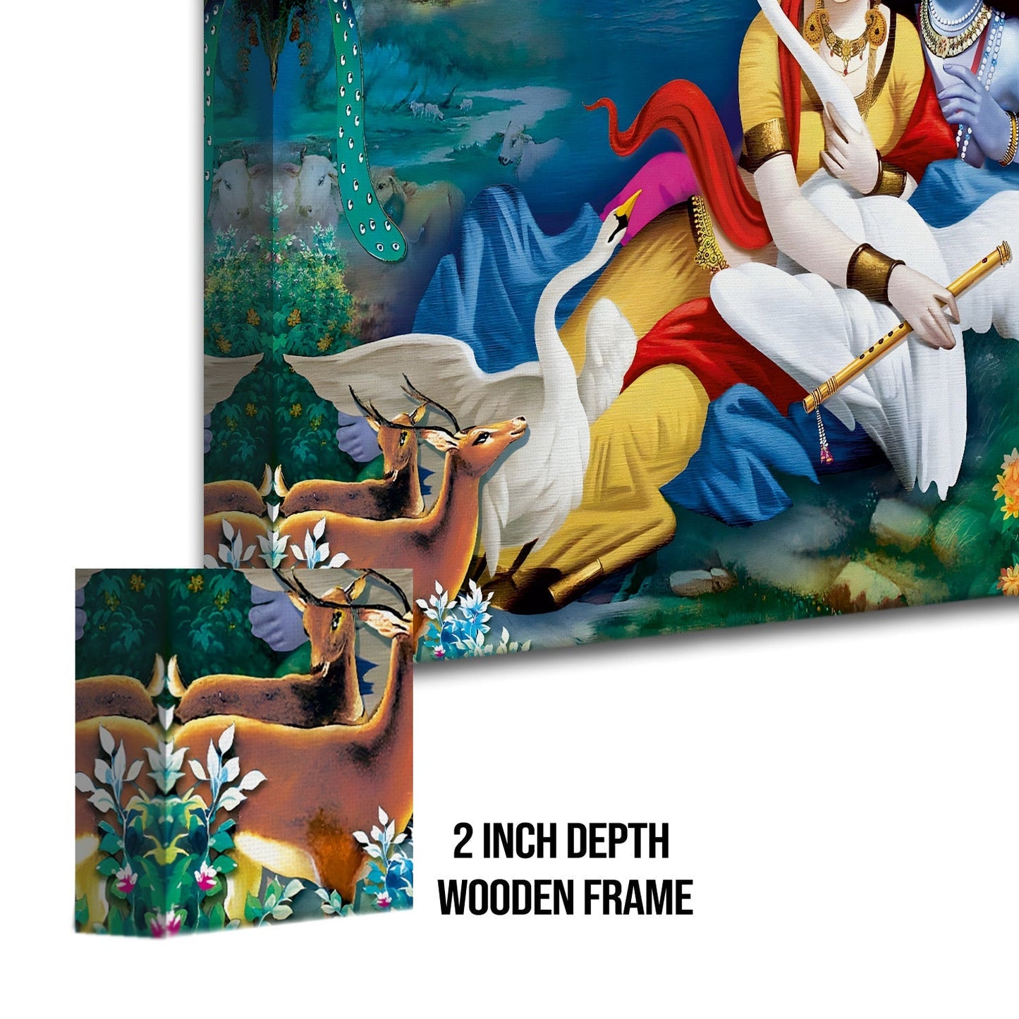 Radha Krishna painting canvas wall art painting