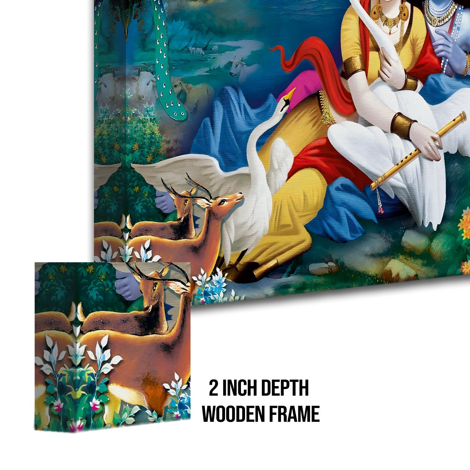 Radha Krishna painting canvas wall art painting