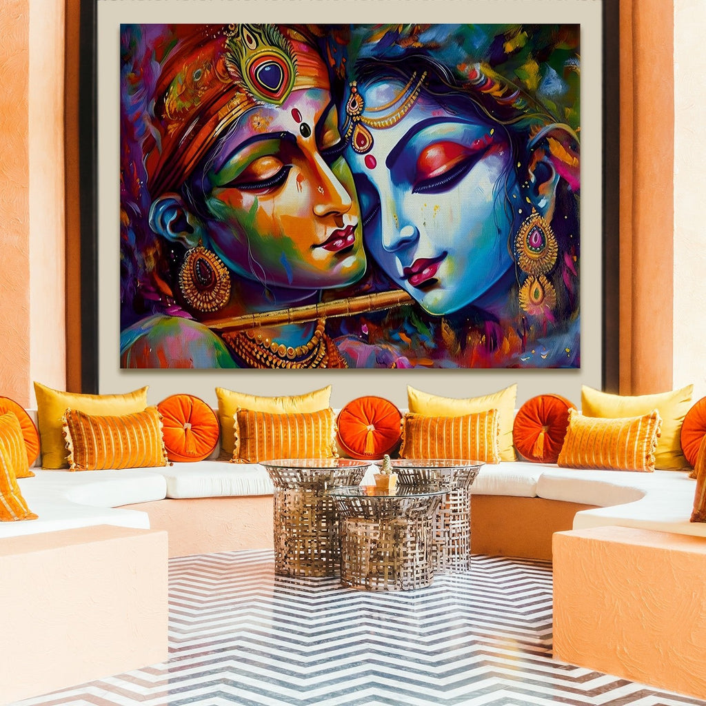 Radha Krishna canvas wall art Painting