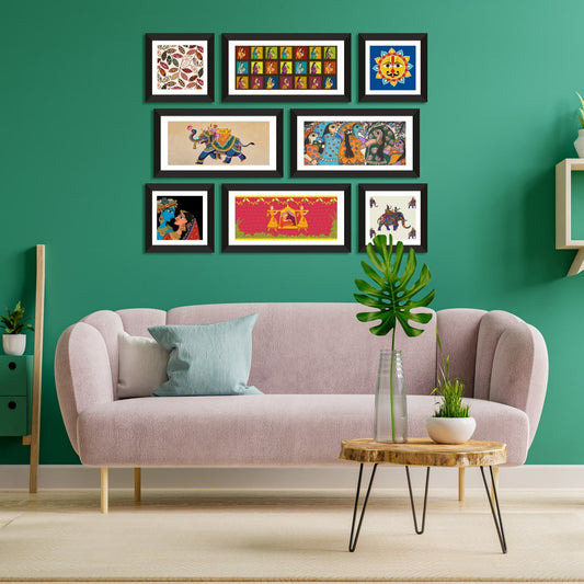 Mithila Canvas Wall Art Painting 