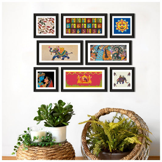 Mithila Canvas Wall Art Painting 