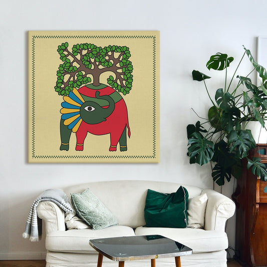 Mithila Canvas Wall Art Painting