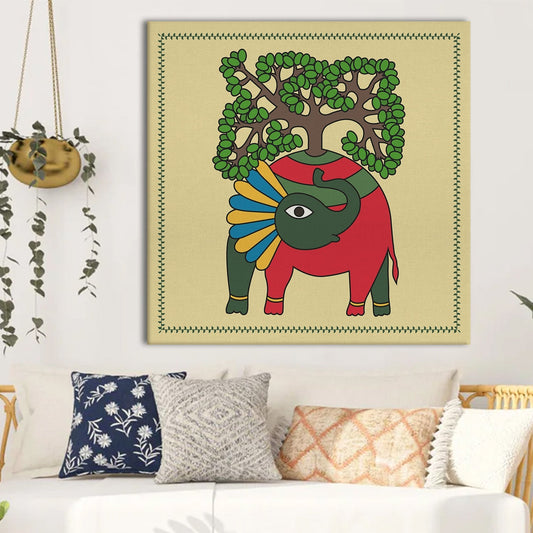 Mithila Canvas Wall Art Painting