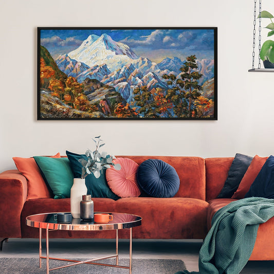 Mesmerising Landscapes Art Large Canvas Paintings. Framed Digital Reprints of Famous and Vibrant Artwork (LDWA09)