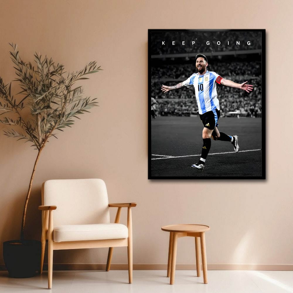Lionel Messi Canvas Wall Art
