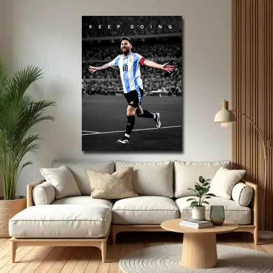 Lionel Messi Canvas Wall Art