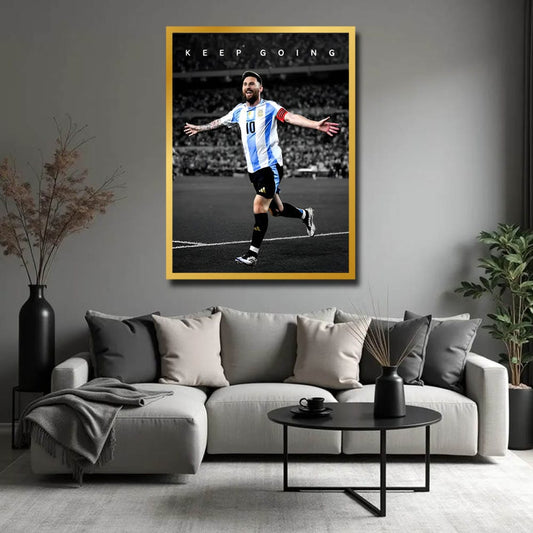 Lionel Messi Canvas Wall Art