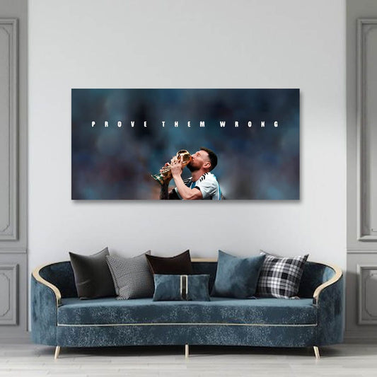 Lionel Messi Canvas Wall Art For Home decor