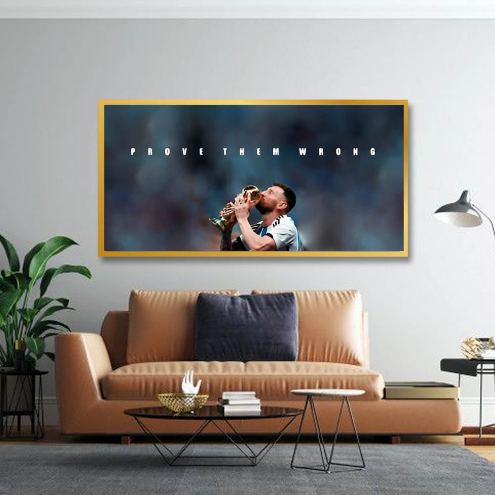 Lionel Messi Canvas Wall Art For Home decor