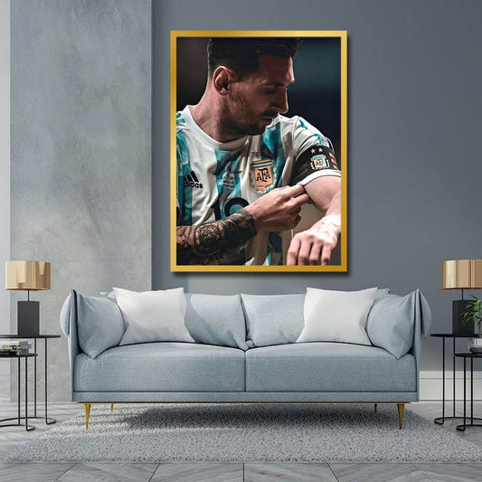 Lionel Messi Canvas Wall Art