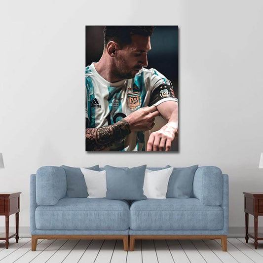 Lionel Messi Canvas Wall Art
