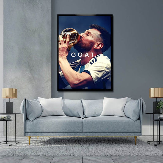 Lionel Messi Canvas Wall Art For Bedroom