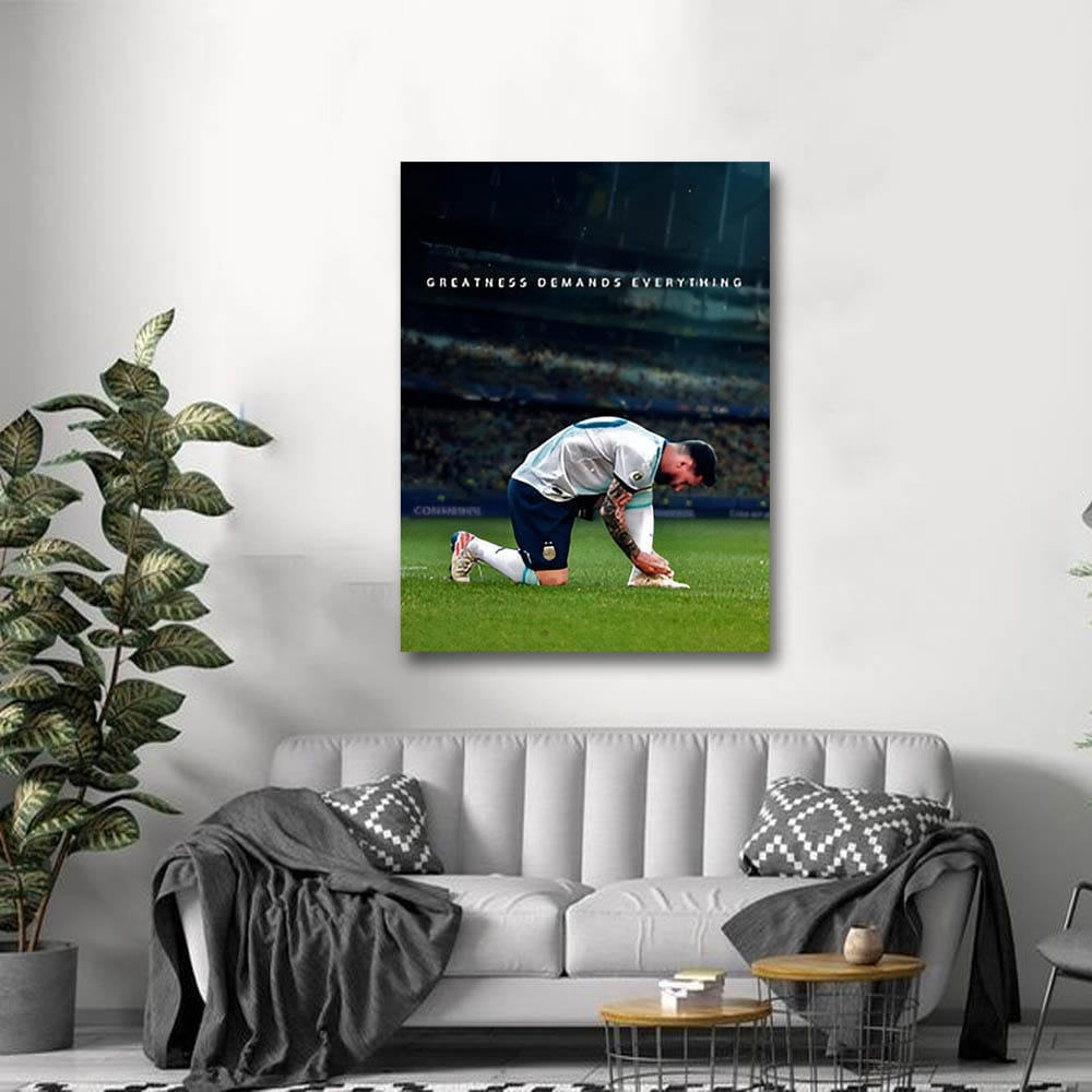 Lionel Messi Canvas Wall Art For Living Room