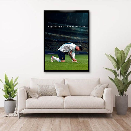 Lionel Messi Canvas Wall Art For Living Room