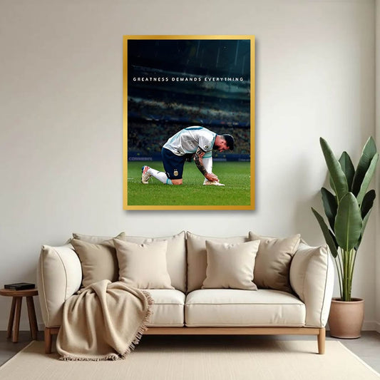 Lionel Messi Canvas Wall Art For Living Room