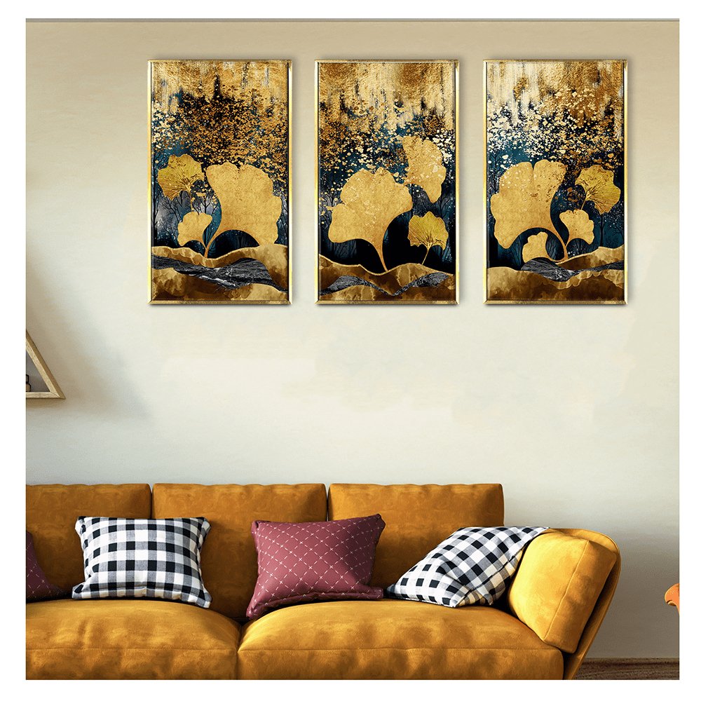 a triptych canvas wall art painting