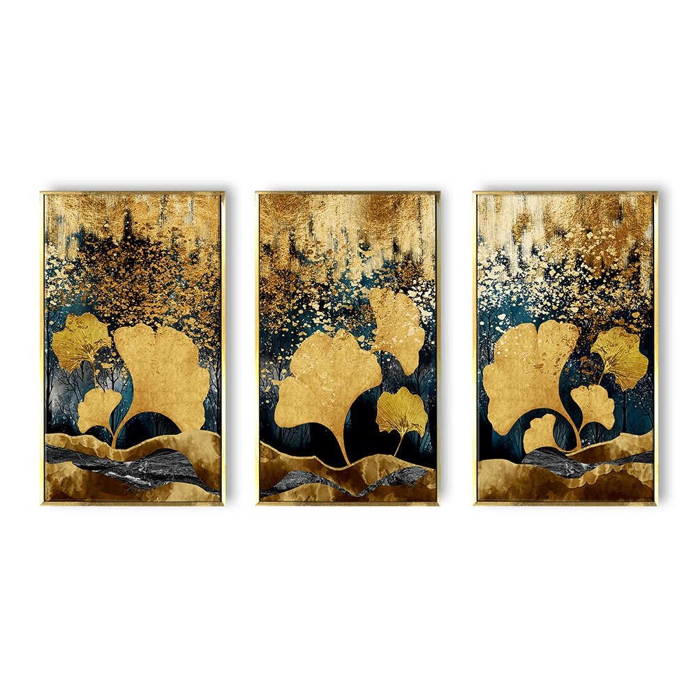 a triptych canvas wall art painting